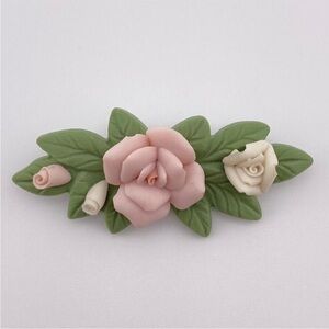 Vintage Rose Brooch Pin